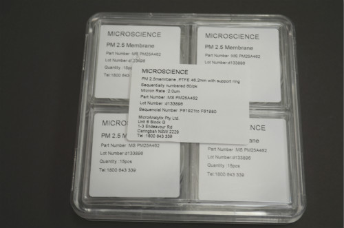 PM2.5 MEMBRANE- Catalogue Number MS PM25A462